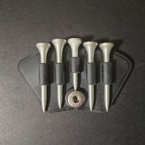 Carl's Golfland Golf Tees in Travel Case